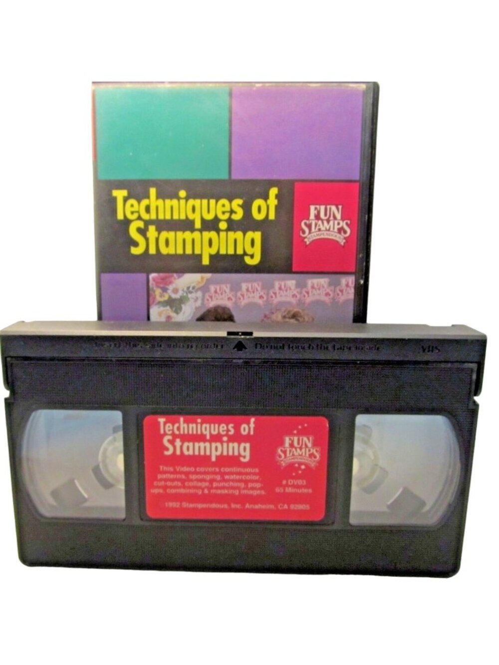 Techniques of Stamping  Fun Stamps Stampendous Video 3 (VHS, 1993)